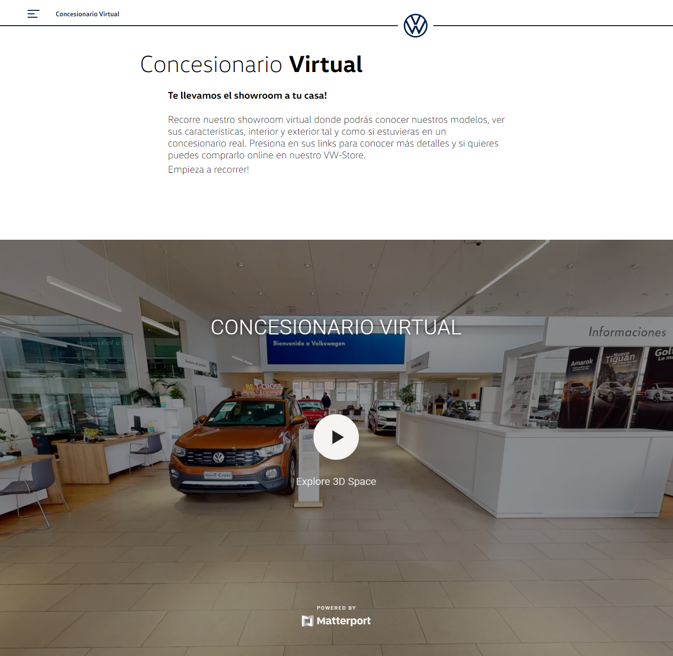 Concesionario digital Volkswagen